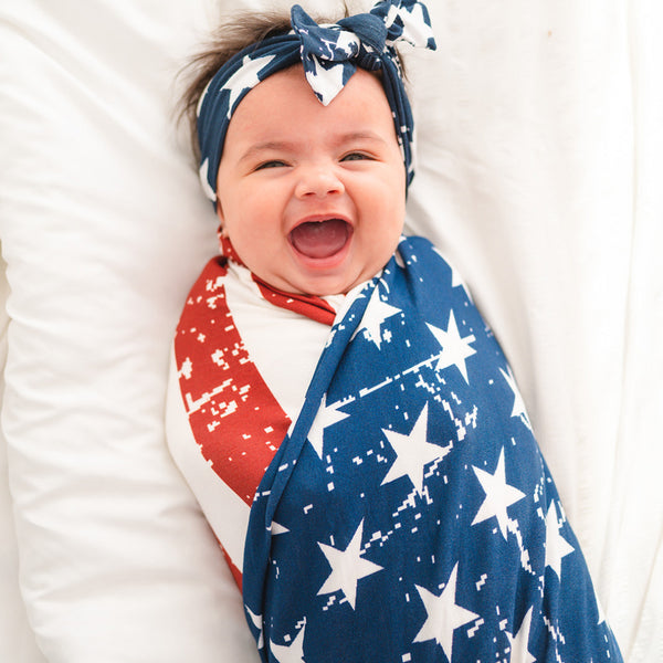 bow-headband-old-glory Presley Couture at Sophia's Style-Headbands-1